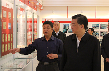 福建省委常委、省紀(jì)委書(shū)記倪岳峰調(diào)研虹潤(rùn)公司